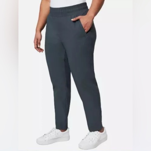 Modern Ambition delightfully technical Ladies' Woven Stretch gray Pant Large‎ - Picture 1 of 13